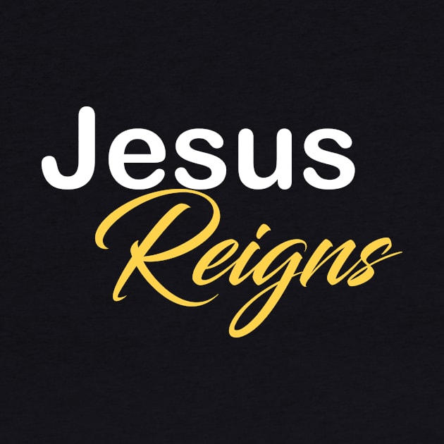 Jesus Reigns by theshop